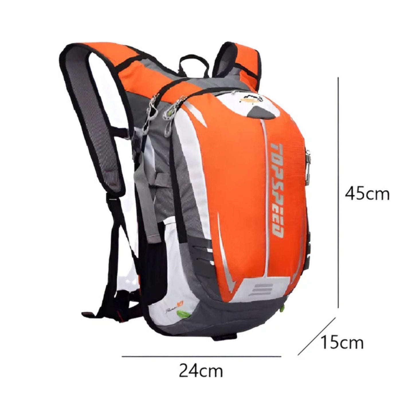 CarryQuest® - Hydratatie Rugzak voor Fietsen - 18L Volume - Fietsen, Wandelen - OranjeCarryQuestsimple