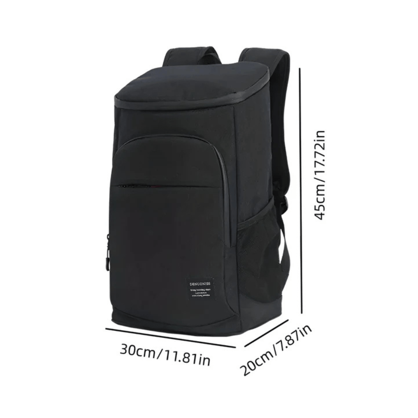 CarryQuest® - Ideaal voor Picknicks - Lekvrij & Duurzaam - Voedsel Drank Opbergtas - Zwart