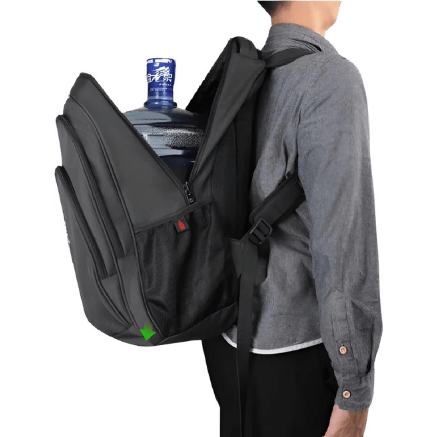 CarryQuest® - Laptop Rugzak 15.6" - Grote Capaciteit + Waterdicht + USB - ZwartCarryQuestsimple