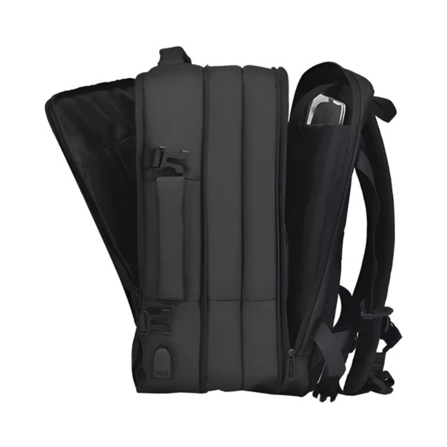 CarryQuest® - Laptop Rugzak - Reistas - Weekendtas - Laptopvak + Grote Capaciteit - ZwartCarryQuestsimple