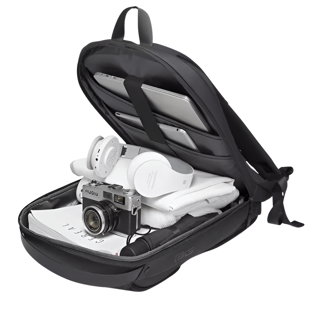 CarryQuest® - Laptop Rugzak - USB Oplaadfunctie - Ruimte Zaken Reisgenoot - ZwartCarryQuestLaptop RugzakUsb
