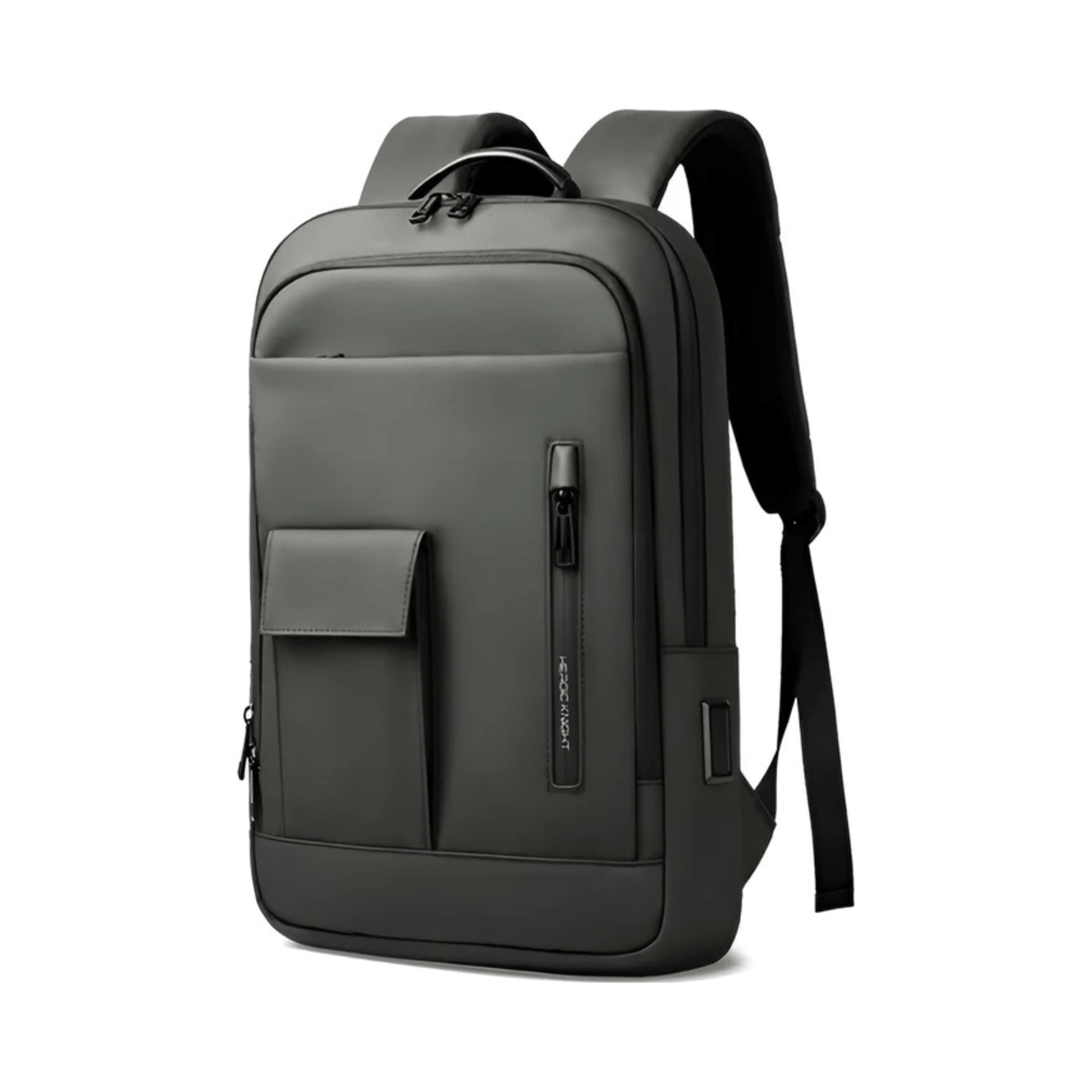 CarryQuest® - Laptop Rugzak voor Mannen - 15.6" Laptoptas - Waterdicht - USB - Oplaadpoort - Groen