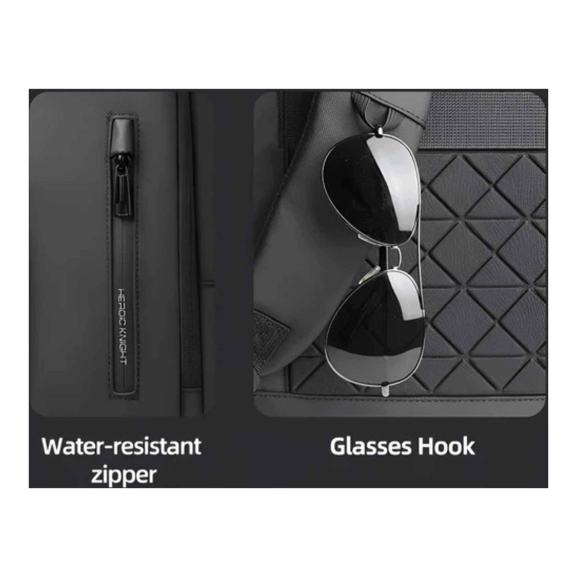 CarryQuest® - Laptop Rugzak voor Mannen - 15.6" Laptoptas - Waterdicht - USB - Oplaadpoort - Groen