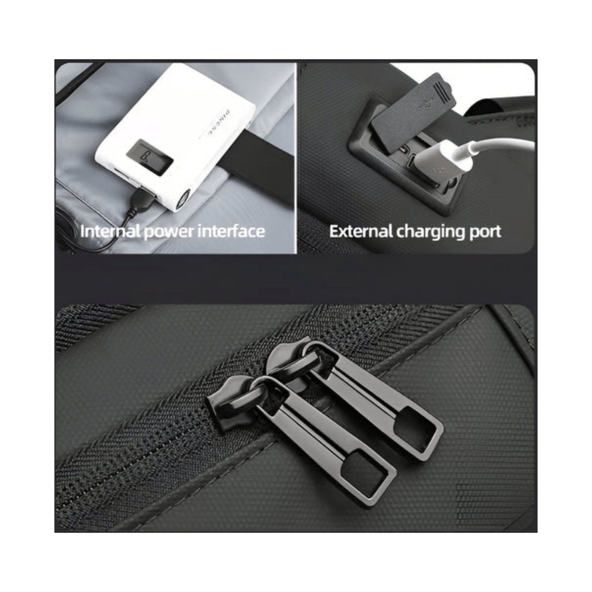 CarryQuest® - Laptop Rugzak voor Mannen - 15.6" Laptoptas - Waterdicht - USB - Oplaadpoort - Groen