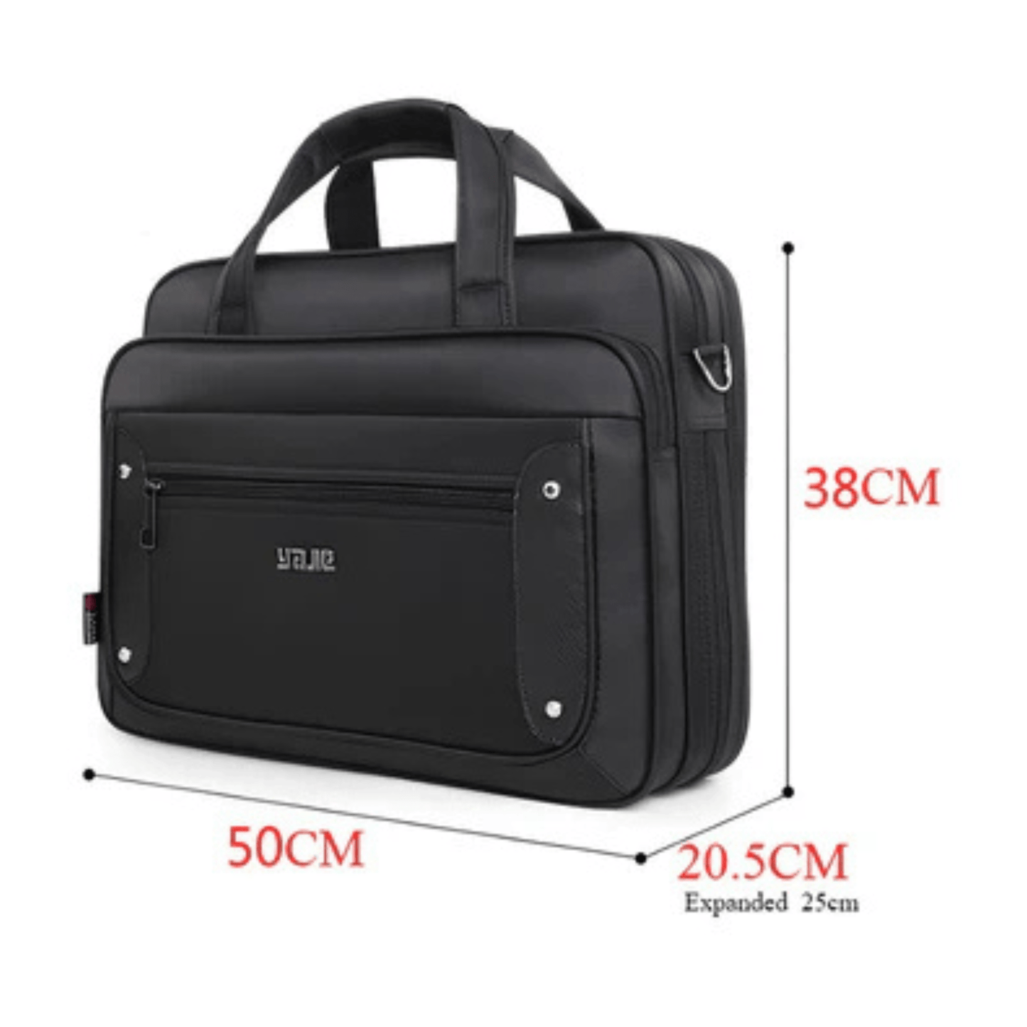 CarryQuest® - Laptoptas - Waterdicht Oxford Doek - Geschikt voor 15 inch Laptops - Zwart