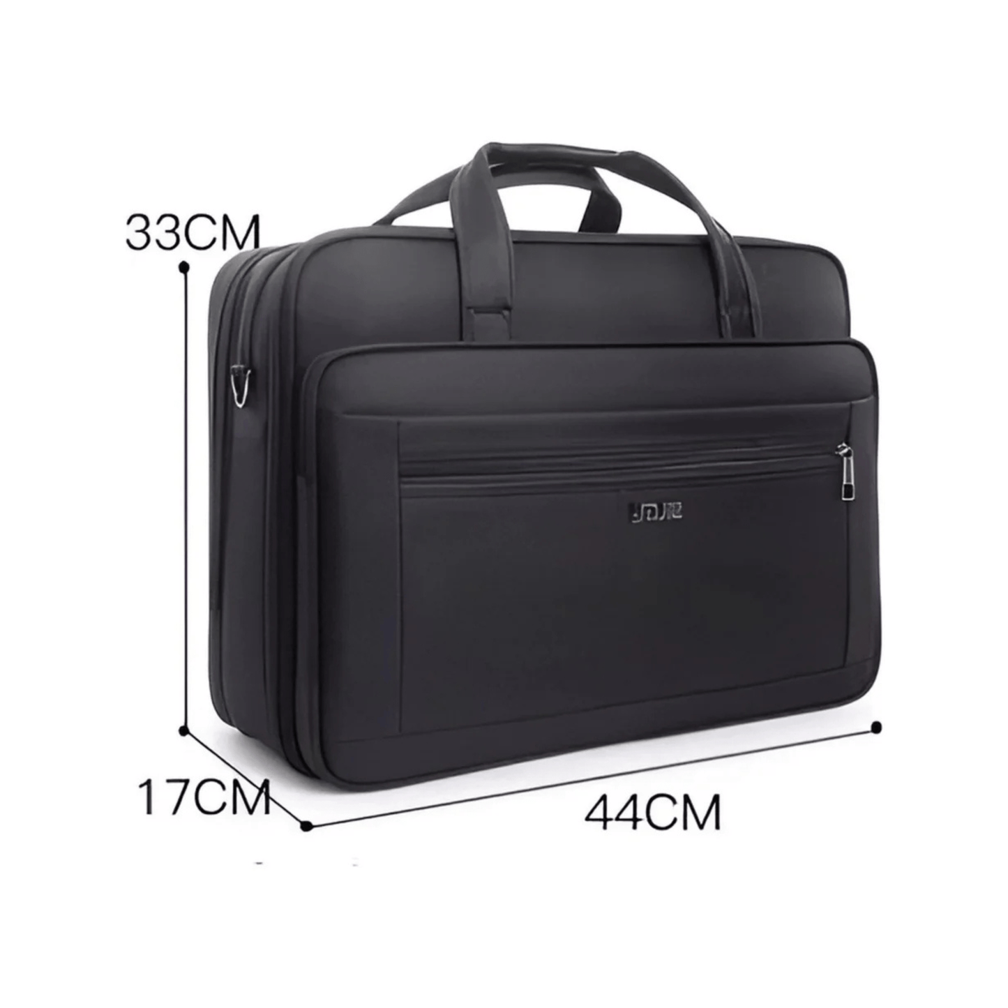 CarryQuest® - Laptoptas - Waterdicht Oxford Doek - Geschikt voor 17 inch Laptops - Zwart