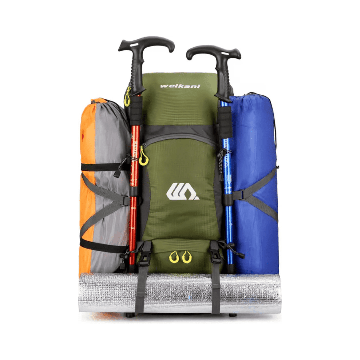 CarryQuest® - lichtgewicht - regenhoes - wandelrugzak - 50L - camping - ZwartCarryQuestsimple