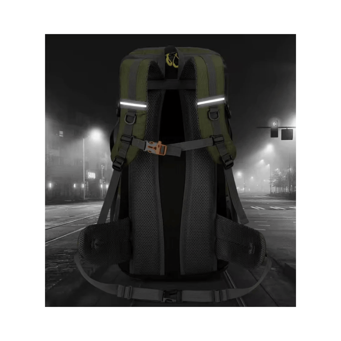 CarryQuest® - lichtgewicht - regenhoes - wandelrugzak - 50L - camping - ZwartCarryQuestsimple