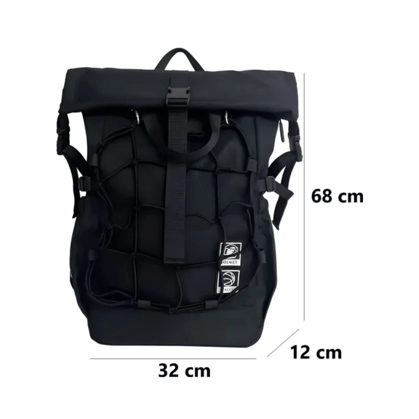 CarryQuest® - Met Grote Capaciteit Voor Basketbal - 20 - 35L - Waterdicht - Unisex - ZwartCarryQuestsimple