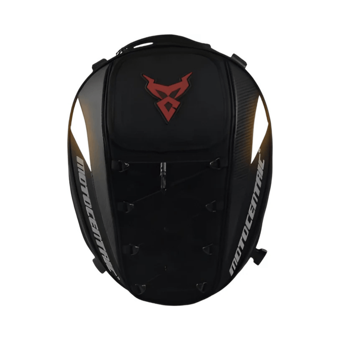 CarryQuest® - Motor Rugzak - Motor Zadeltas en Motor Rugzak - Motorhelm Tas - 48L - Staarttas - Handtas - Zwart / Rood