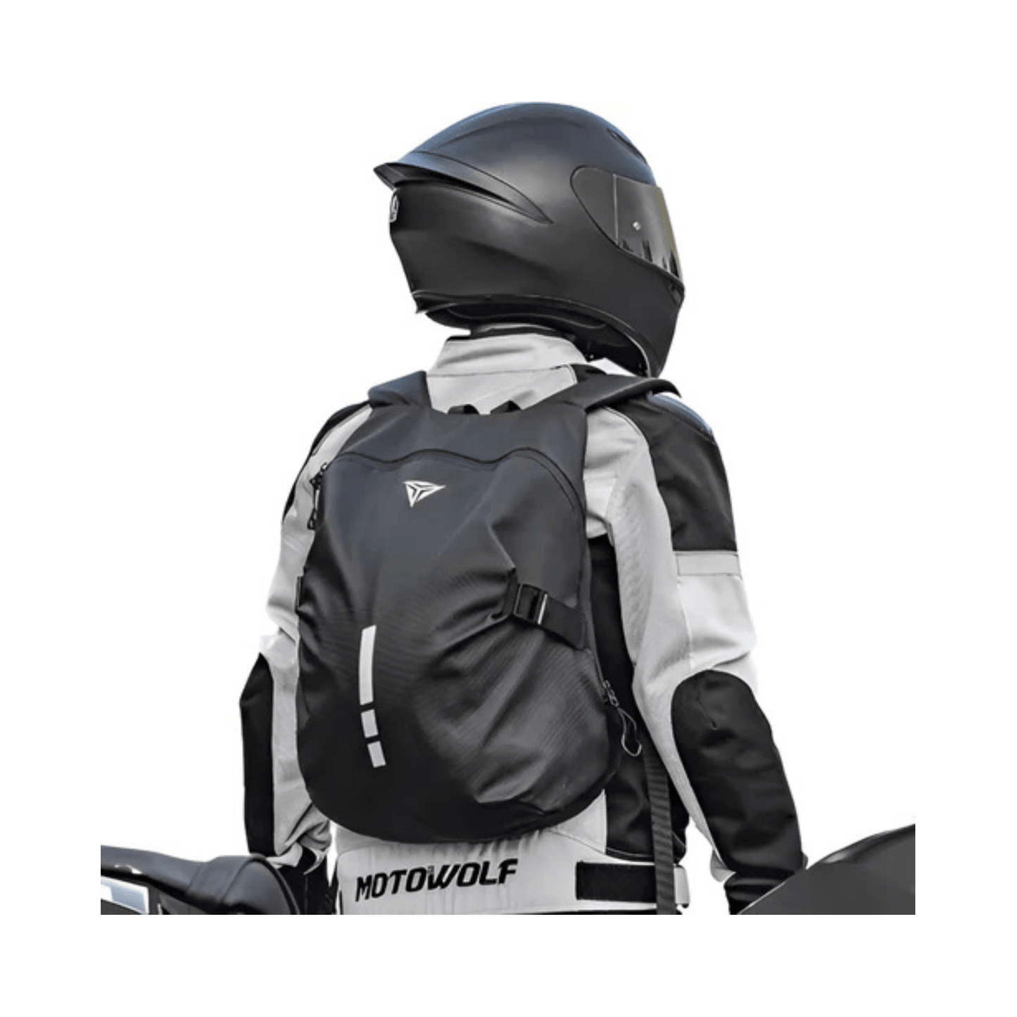 CarryQuest® - Motor Rugzak - Motorfiets Rugzak - Waterdicht 35L met USB Oplaadpoor - ZwartCarryQuestsimple