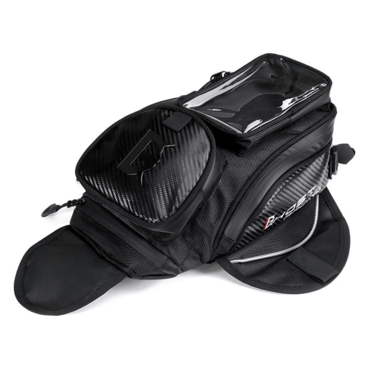 CarryQuest® - Motor Rugzak - Motorfiets Tanktas - Motorrugzak - Waterdicht - Zwart