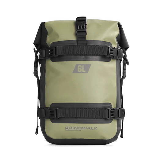 CarryQuest® - Motor Rugzak - Motorfietstas - Spatbordtas - Waterdicht 6L - Donkergroen