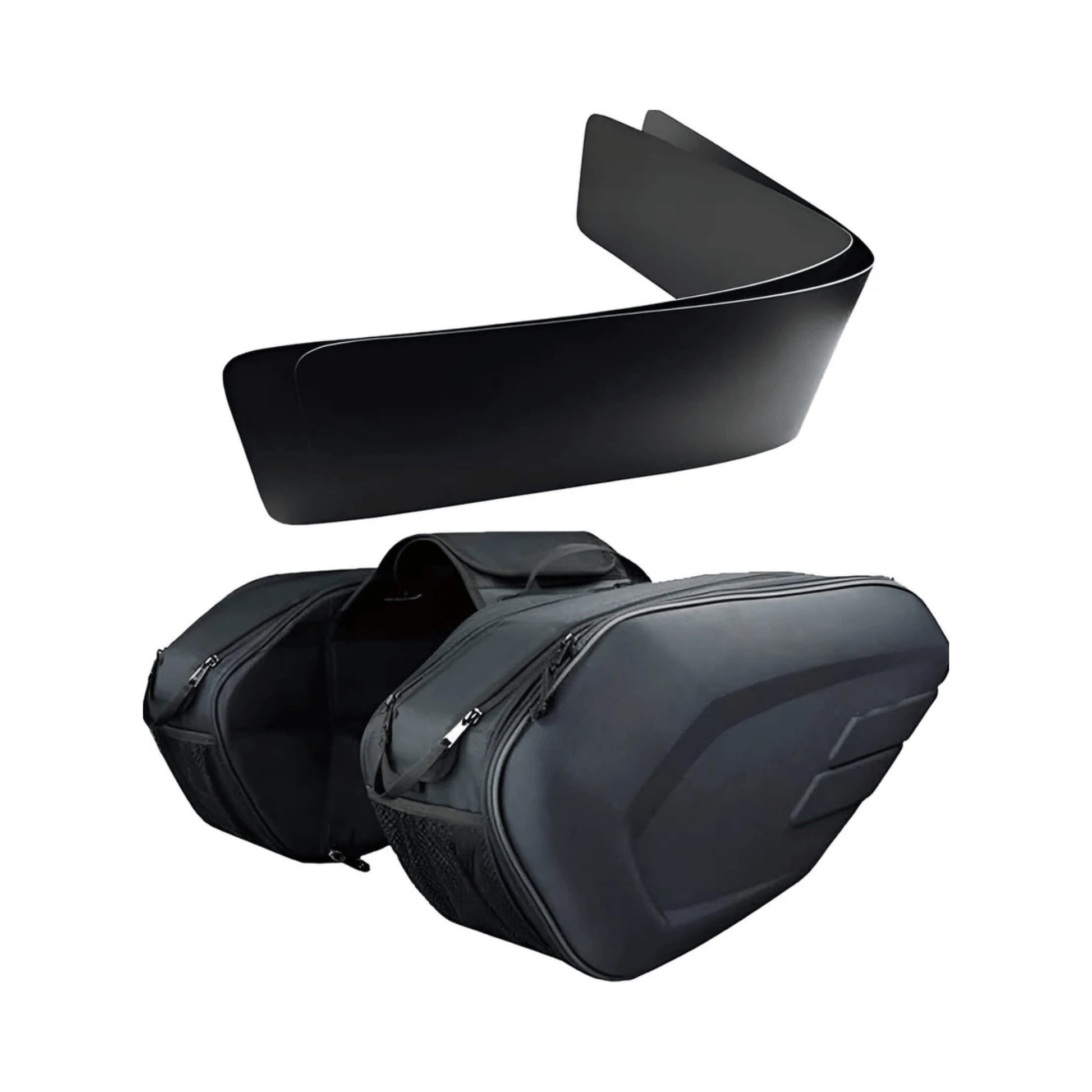 CarryQuest® - Motor Rugzak - Universele Motorfiets Tas - Motorrugzak - 36L - 58L Capaciteit - Zwart