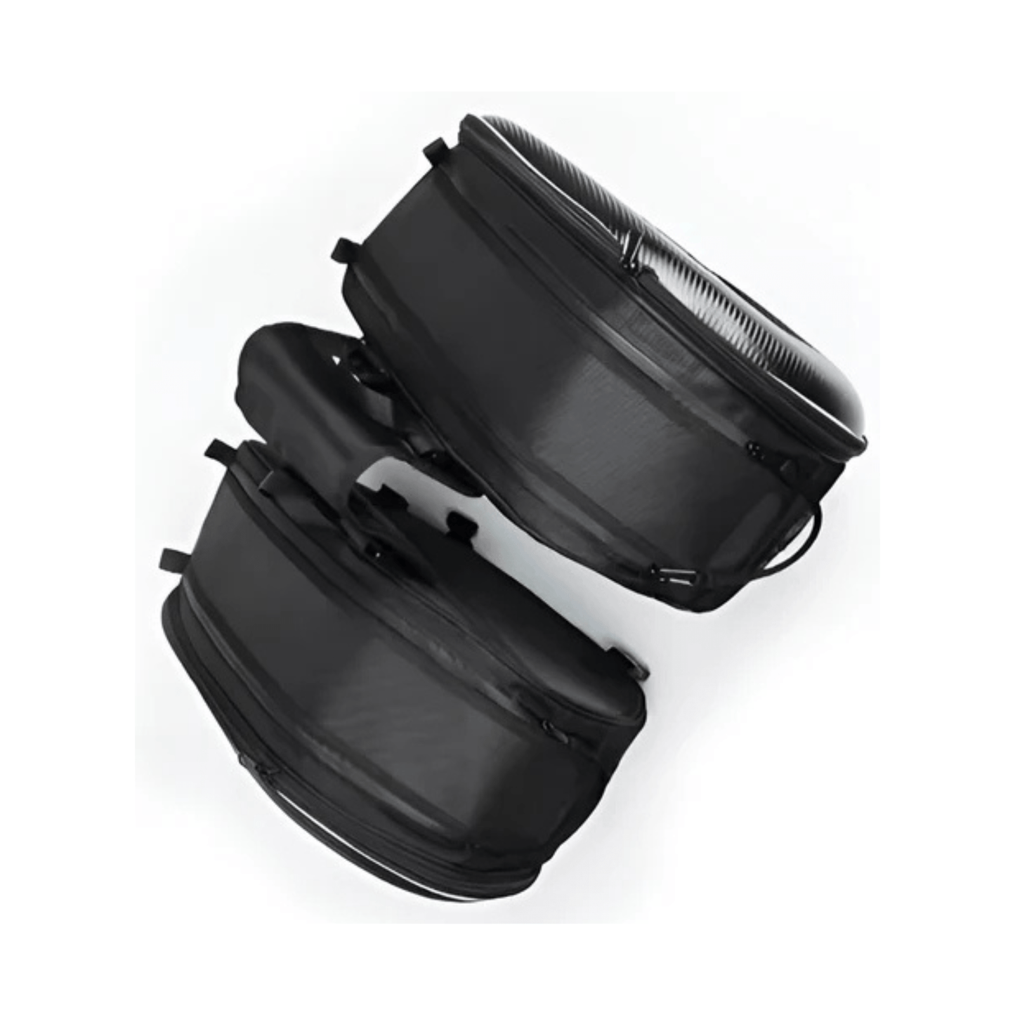 CarryQuest® - Motor Rugzak - Universele Motorfiets Tas - Motorrugzak - 36L - 58L Capaciteit - Zwart