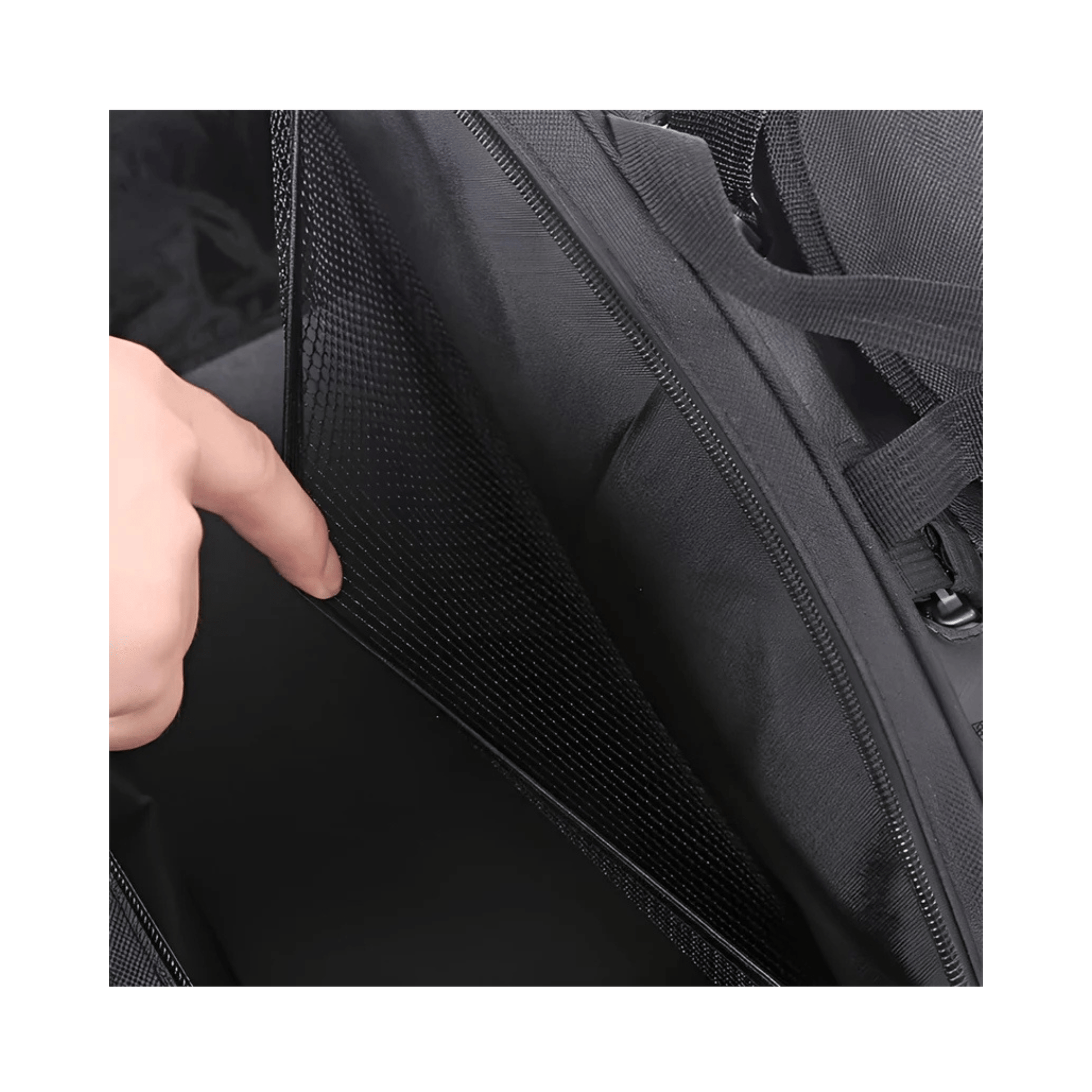 CarryQuest® - Motor Rugzak - Universele Motorfiets Tas - Motorrugzak - 36L - 58L Capaciteit - Zwart