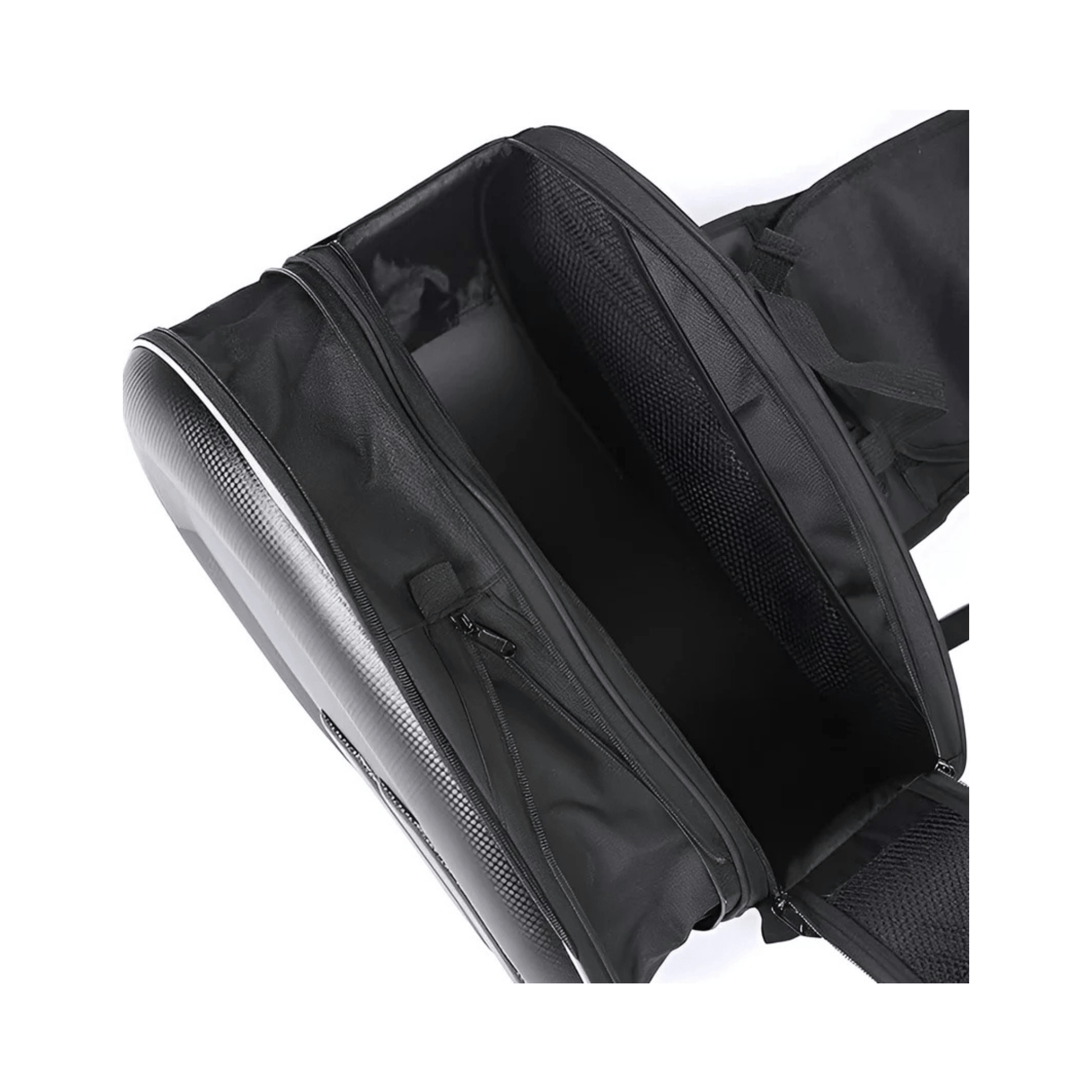 CarryQuest® - Motor Rugzak - Universele Motorfiets Tas - Motorrugzak - 36L - 58L Capaciteit - Zwart