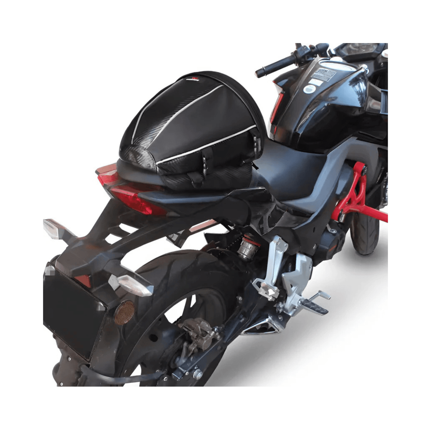 CarryQuest® - Motor Rugzak - Zadeltas Motor - Motorfiets Rugzak - 15L Capaciteit - ZwartCarryQuestsimple