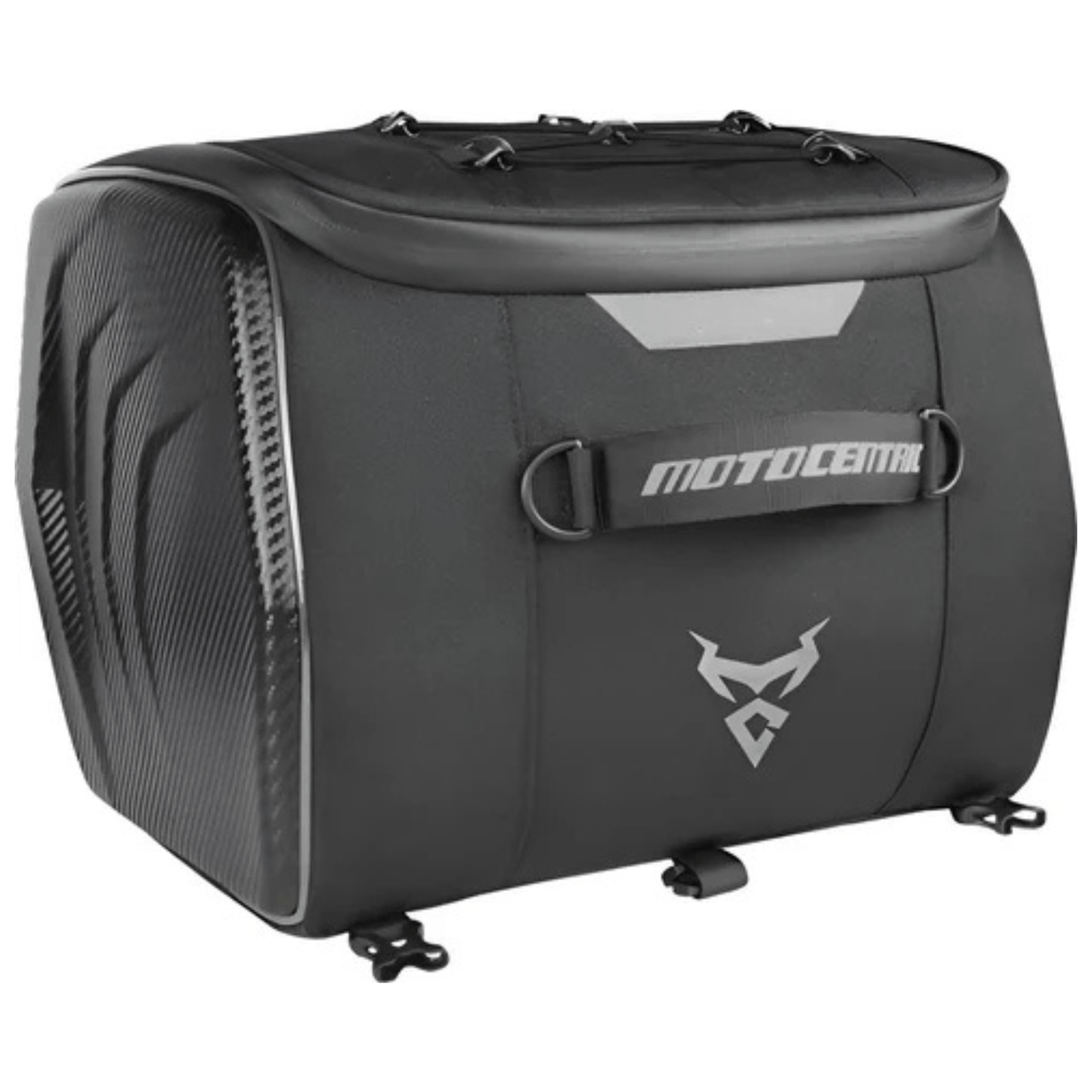 CarryQuest® - Motor Rugzak - Zadeltas Motor - Motorrugzak - 25L Capaciteit + Reflecterende Strips - GrijsCarryQuestsimple