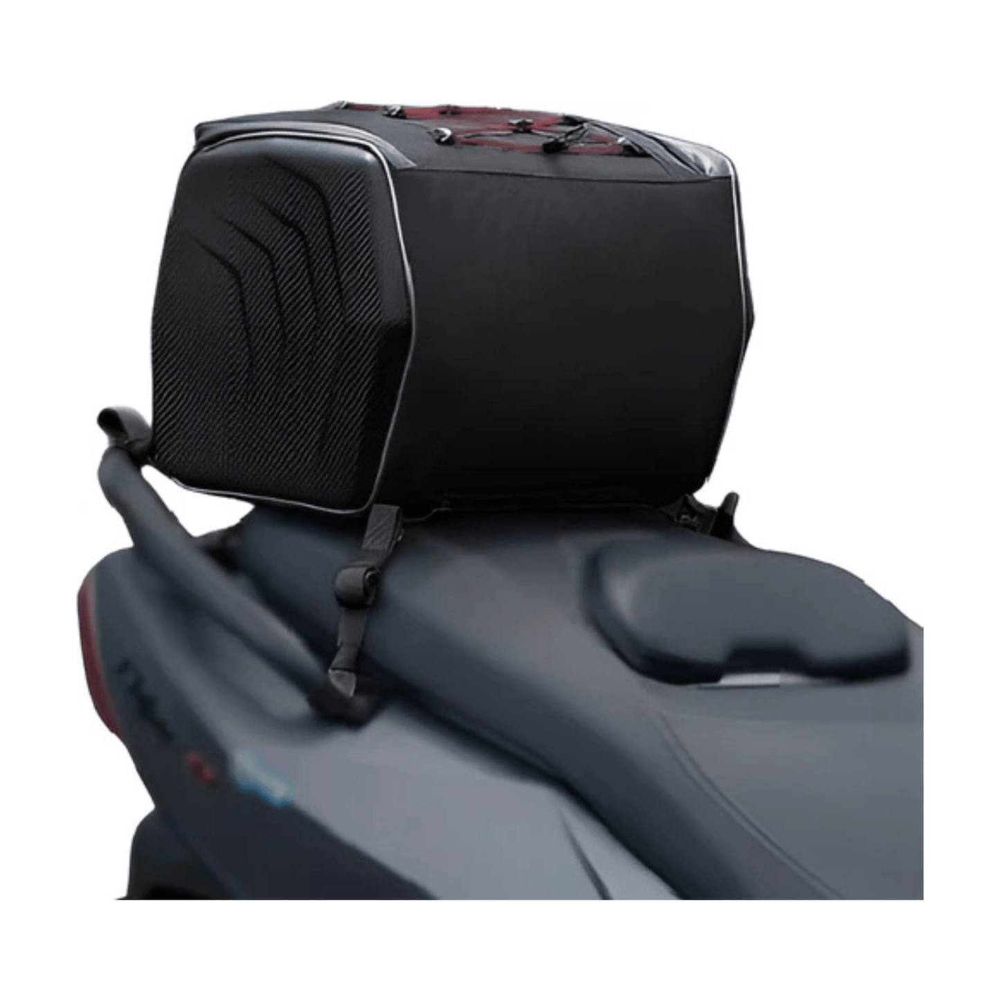 CarryQuest® - Motor Rugzak - Zadeltas Motor - Motorrugzak - 25L Capaciteit + Reflecterende Strips - RoodCarryQuestsimple