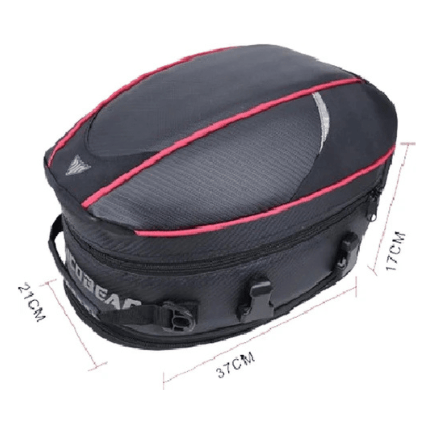 CarryQuest® - Motor Rugzak - Zadeltas Motor - Motorrugzak - Waterdicht Oxford Katoen - ZwartCarryQuestsimple