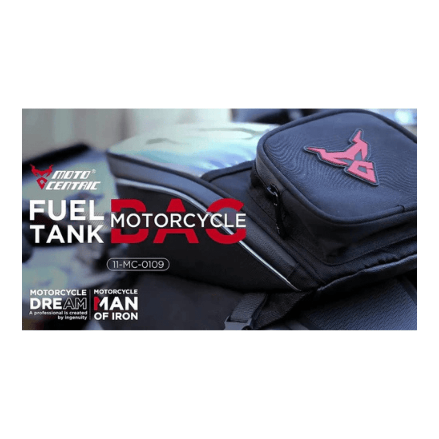 CarryQuest® - Motor Tanktas - Universele Magnetische Navigatietas - RoodCarryQuestsimple
