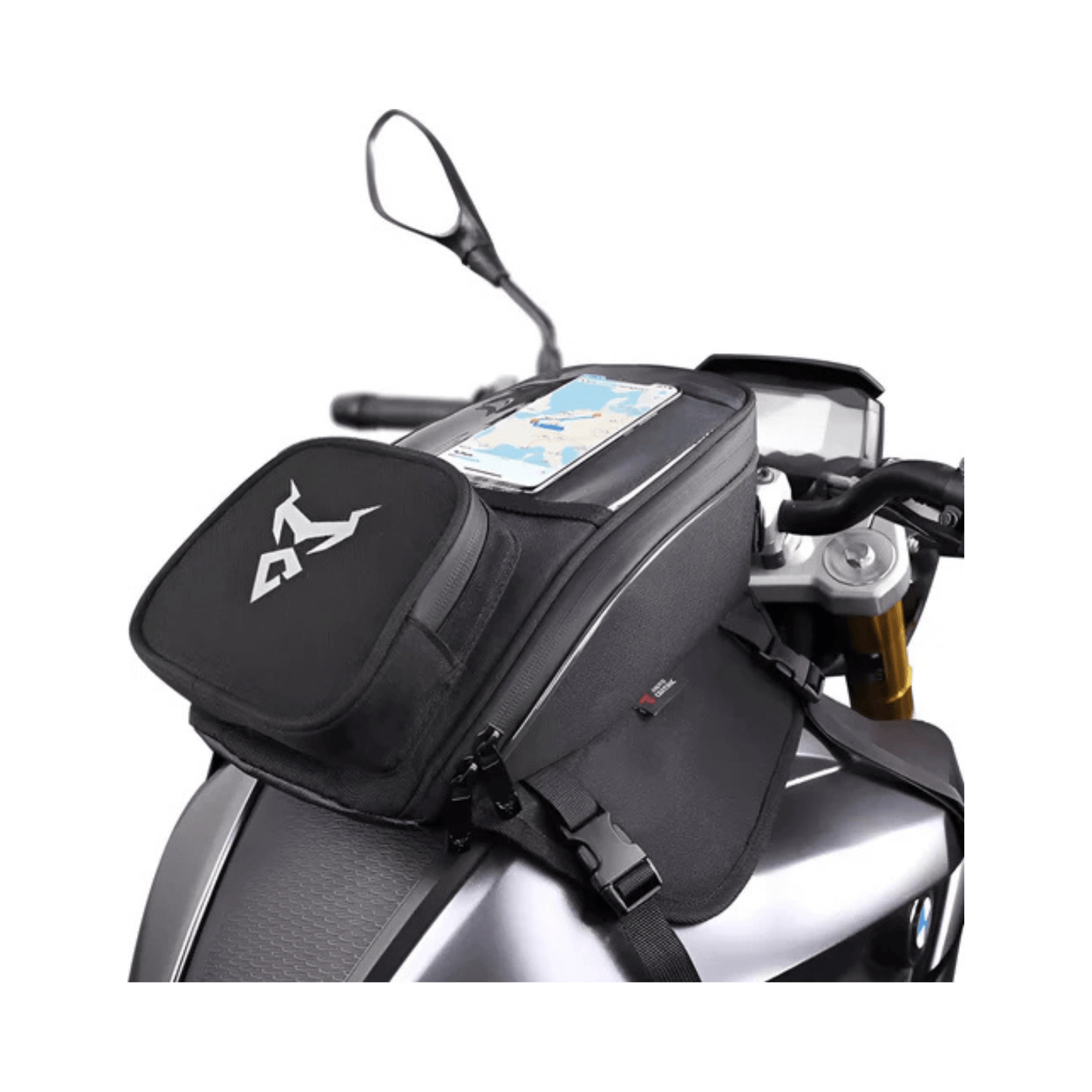 CarryQuest® - Motor Tanktas - Universele Magnetische Navigatietas - RoodCarryQuestsimple