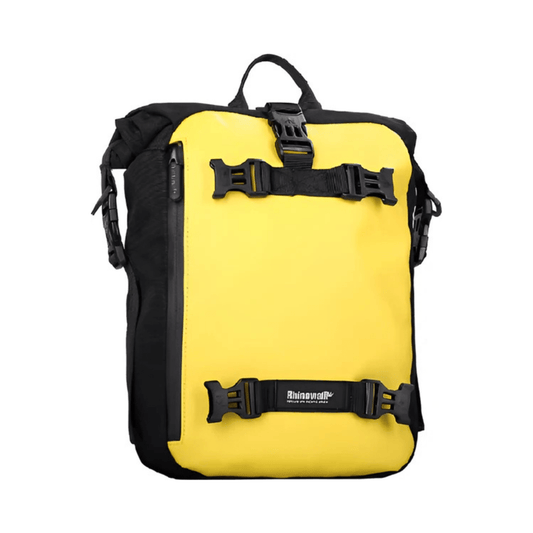 CarryQuest® - Motorfiets Achter Tas 10L Waterdicht - Fietsrugzak Universeel - 10L - Geel