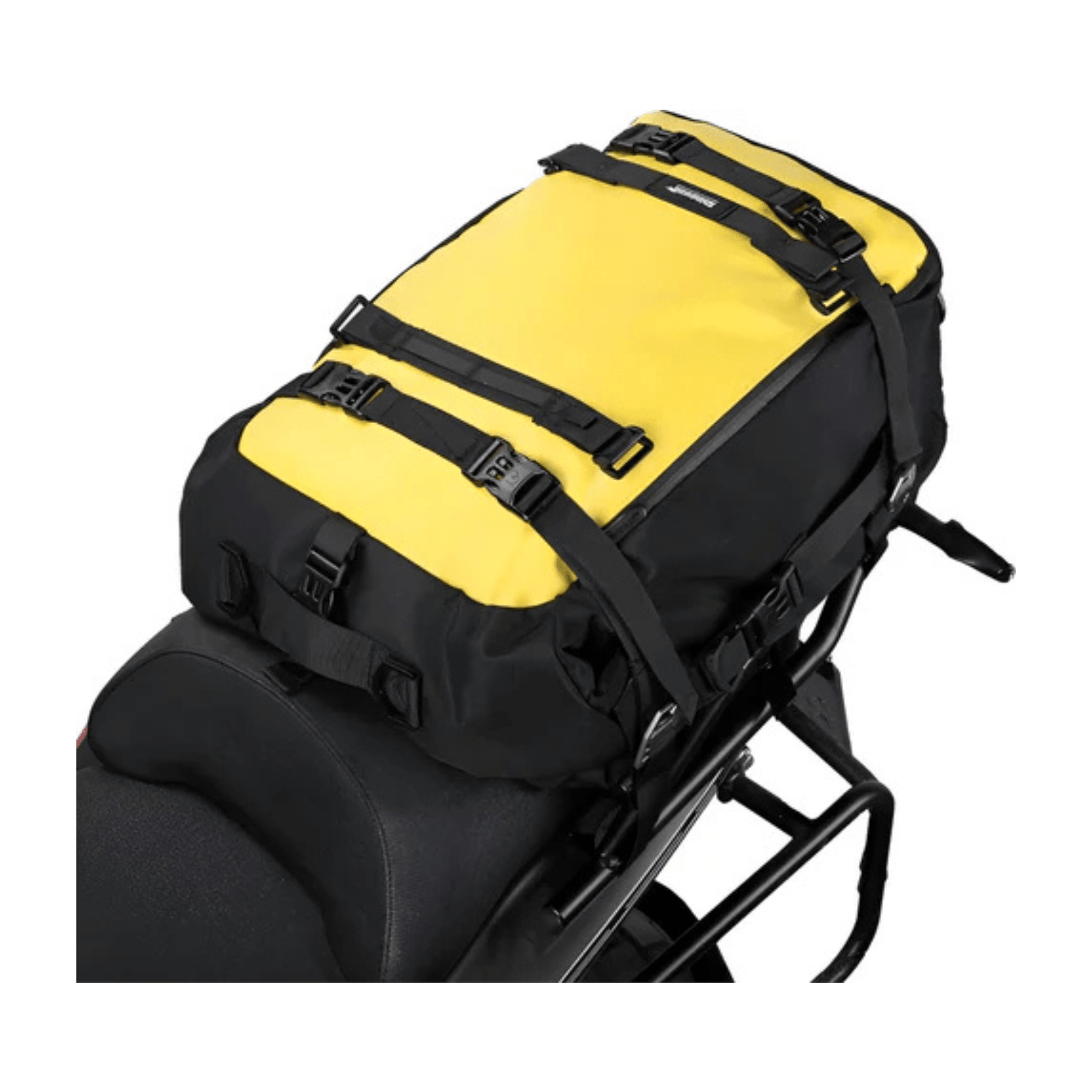 CarryQuest® - Motorfiets Achter Tas 30L Waterdicht - Fietsrugzak Universeel - 30L - Geel