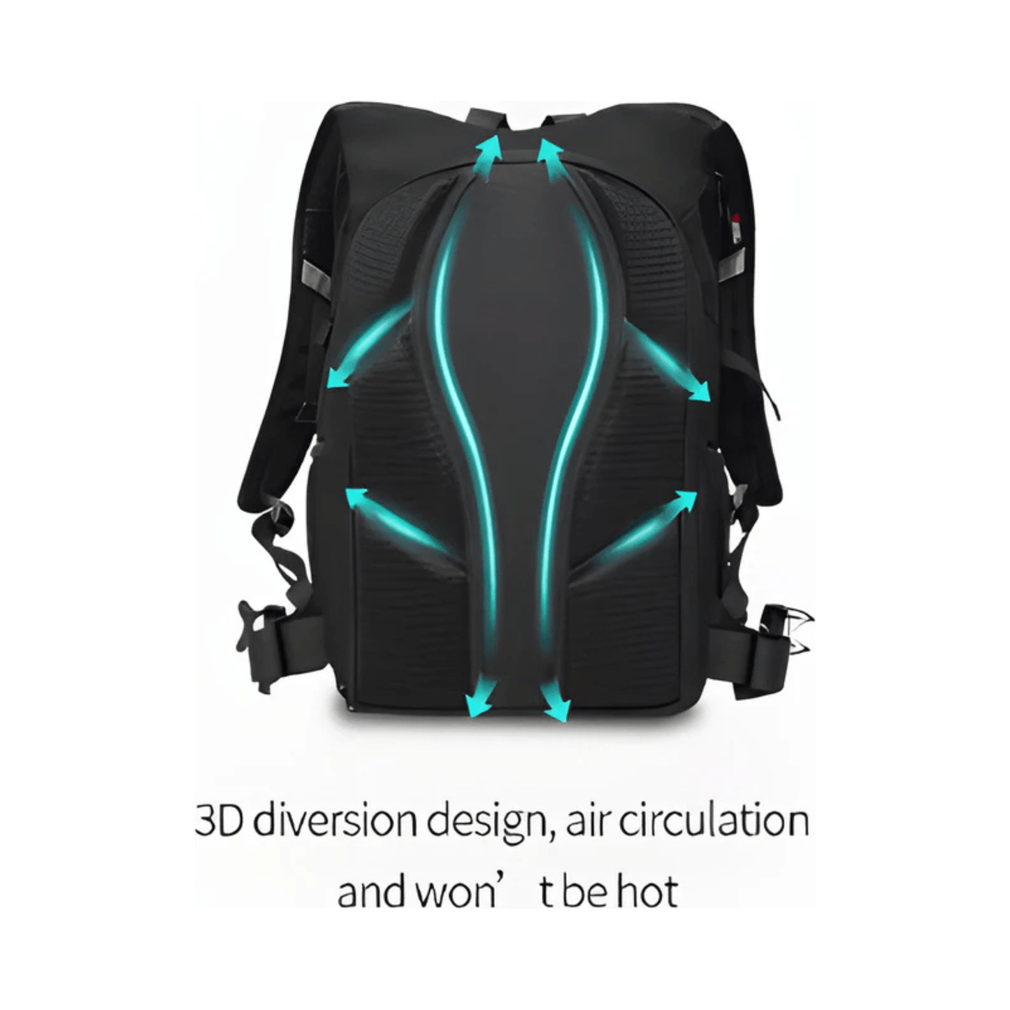 CarryQuest® - Motorrugzak - Waterdicht Rugzak - 28L Capaciteit - Voor Motorrijders - Rood