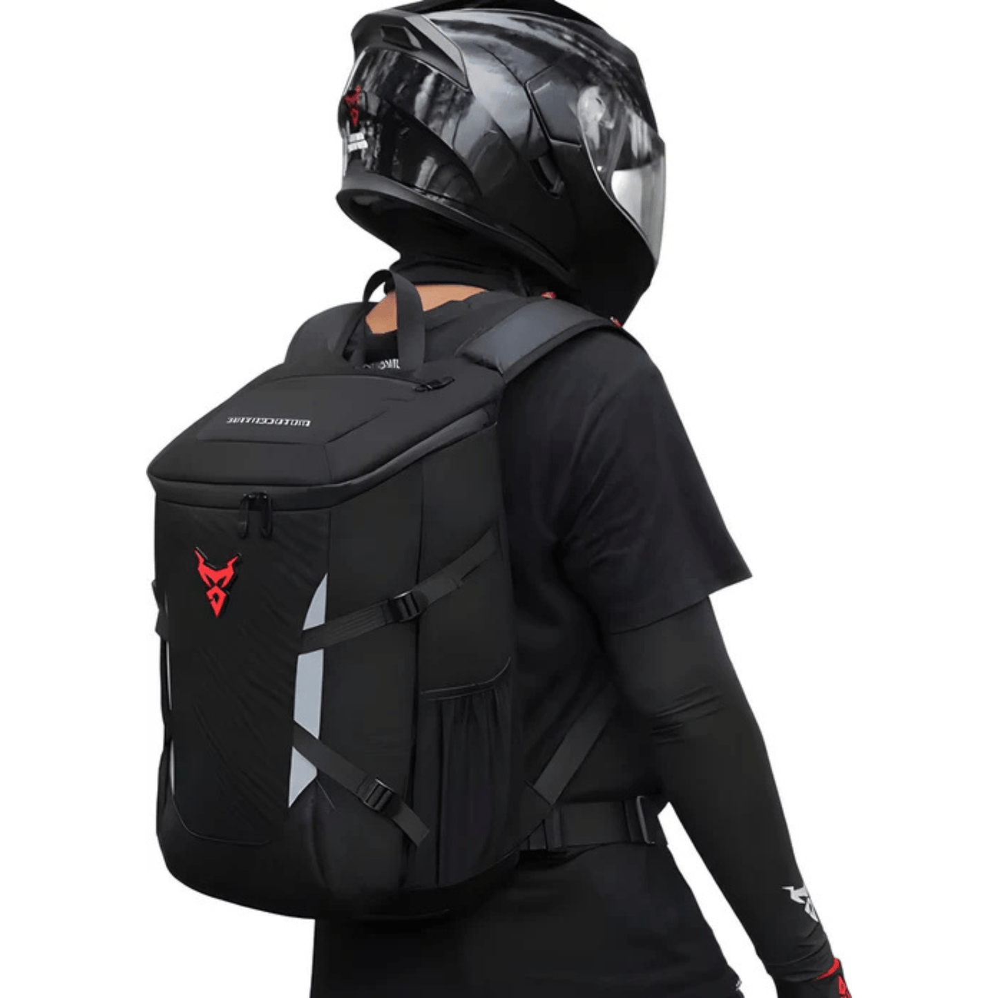 CarryQuest® - Motorrugzak - Waterdicht Rugzak - 28L Capaciteit - Voor Motorrijders - Rood
