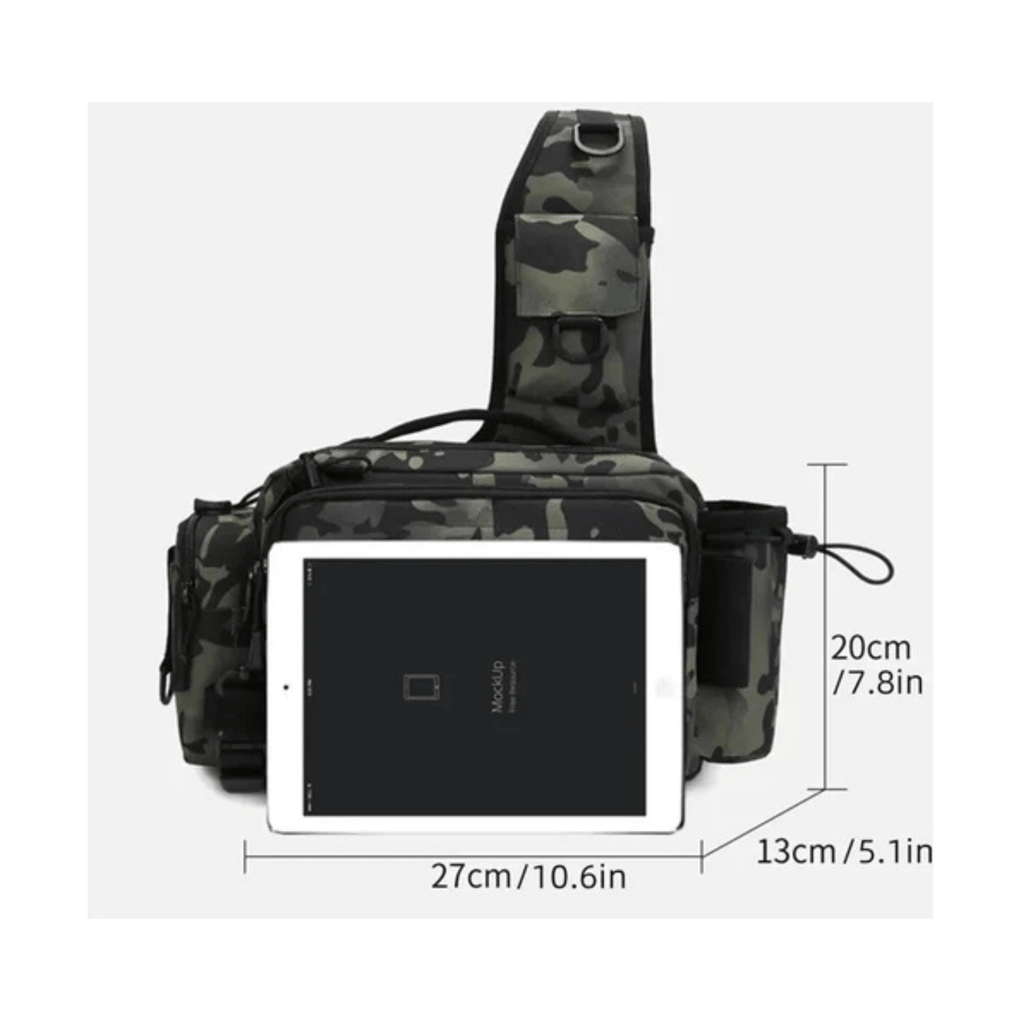 CarryQuest® - Multifunctionele Hengeltas - Gemakkelijke Toegang - Vissen - Accessoire - Groen