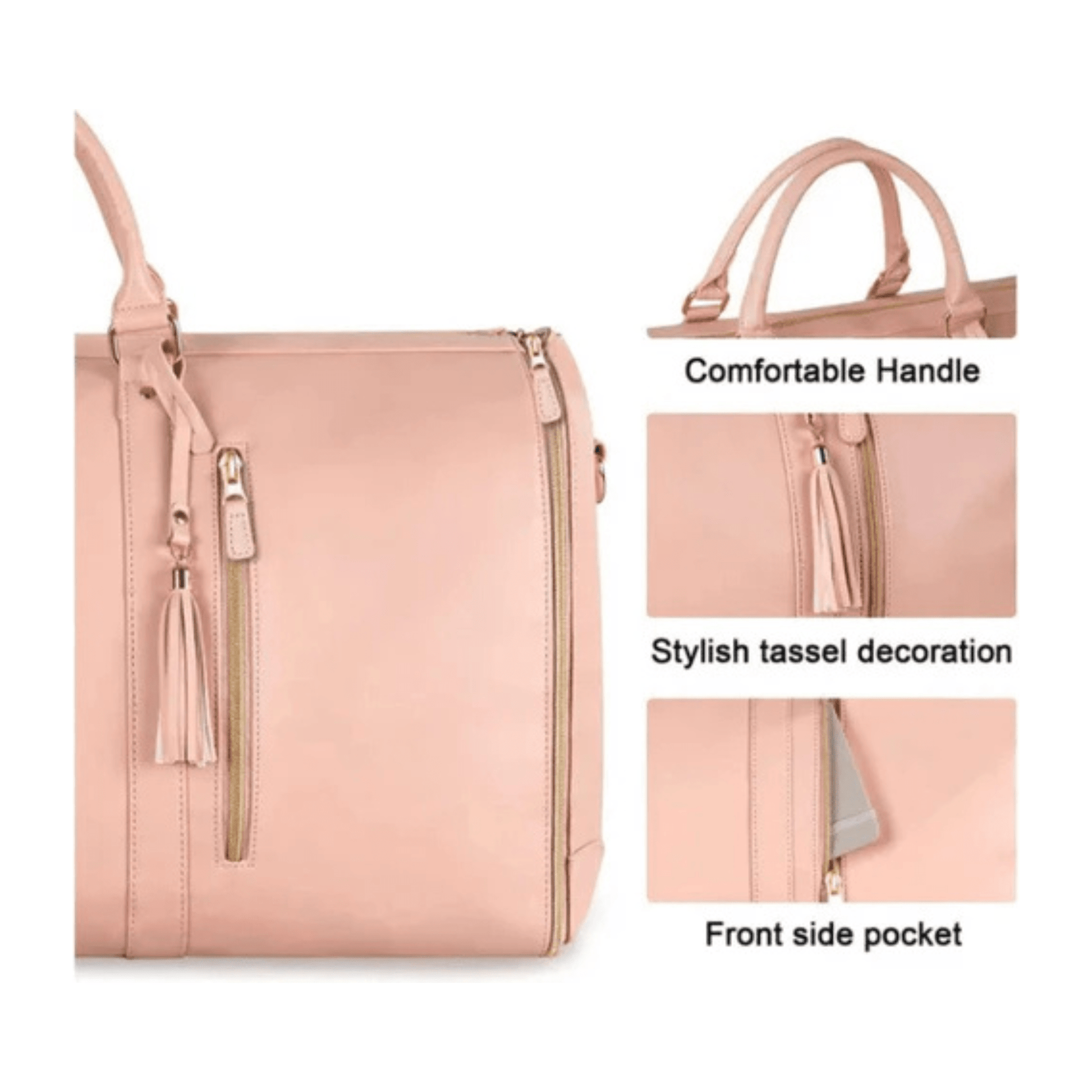 CarryQuest® - Multifunctionele opvouwbare reistas - Zaken reistassen - travel wekkendtassen - Roze