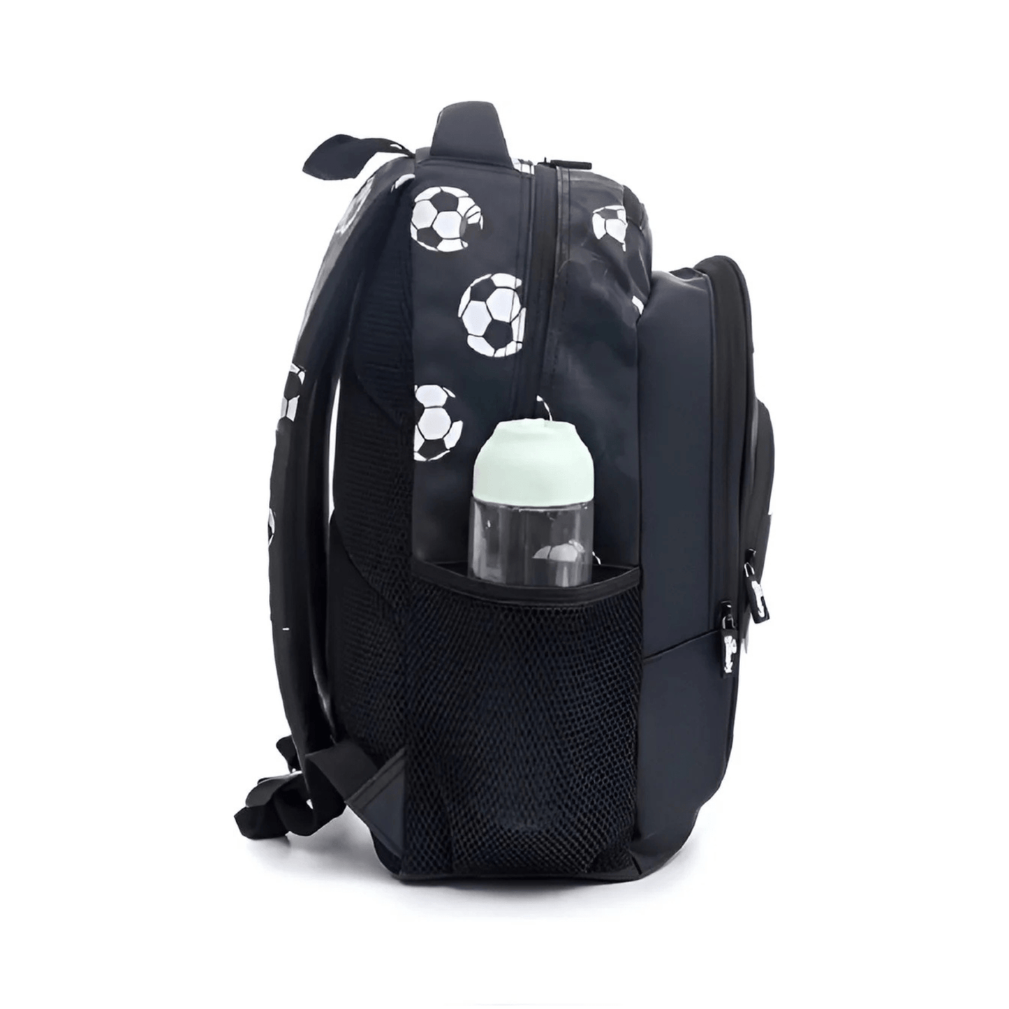 CarryQuest® - Nieuwe Oxford Voetbal Schooltas voor Jongens - Duurzaam - ZwartCarryQuestsimple