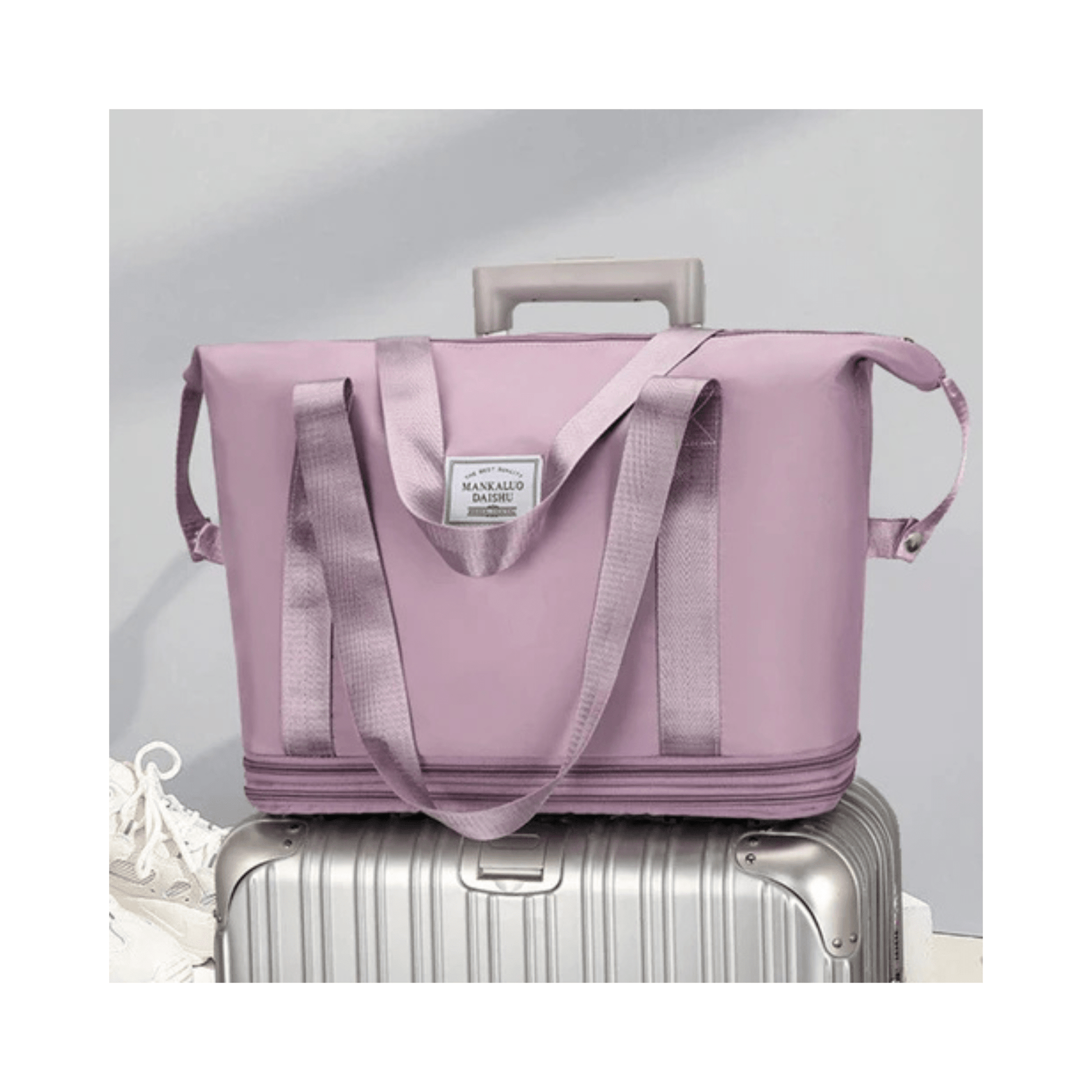 CarryQuest® - Opvouwbare Reistassen - Oxford - Waterbestendig - Licht Paars