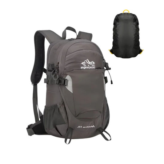 CarryQuest® - Outdoor Hiking Rugzak - Lichtgewicht + Wateropslag - Unisex - 25L - Donker Grijs