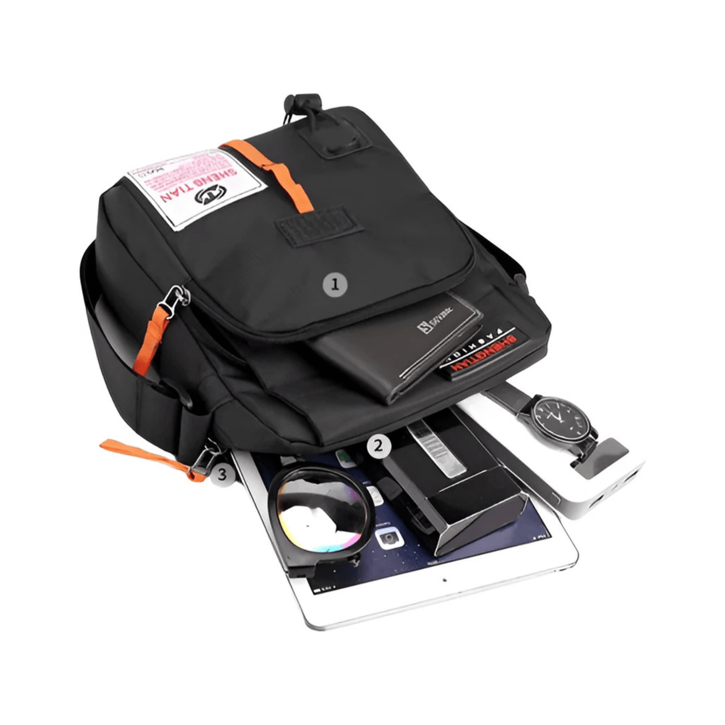 CarryQuest® - Oxford Bags Heren Schoudertas - Zakelijke Tassen voor Mannen - ZwartCarryQuestsimple