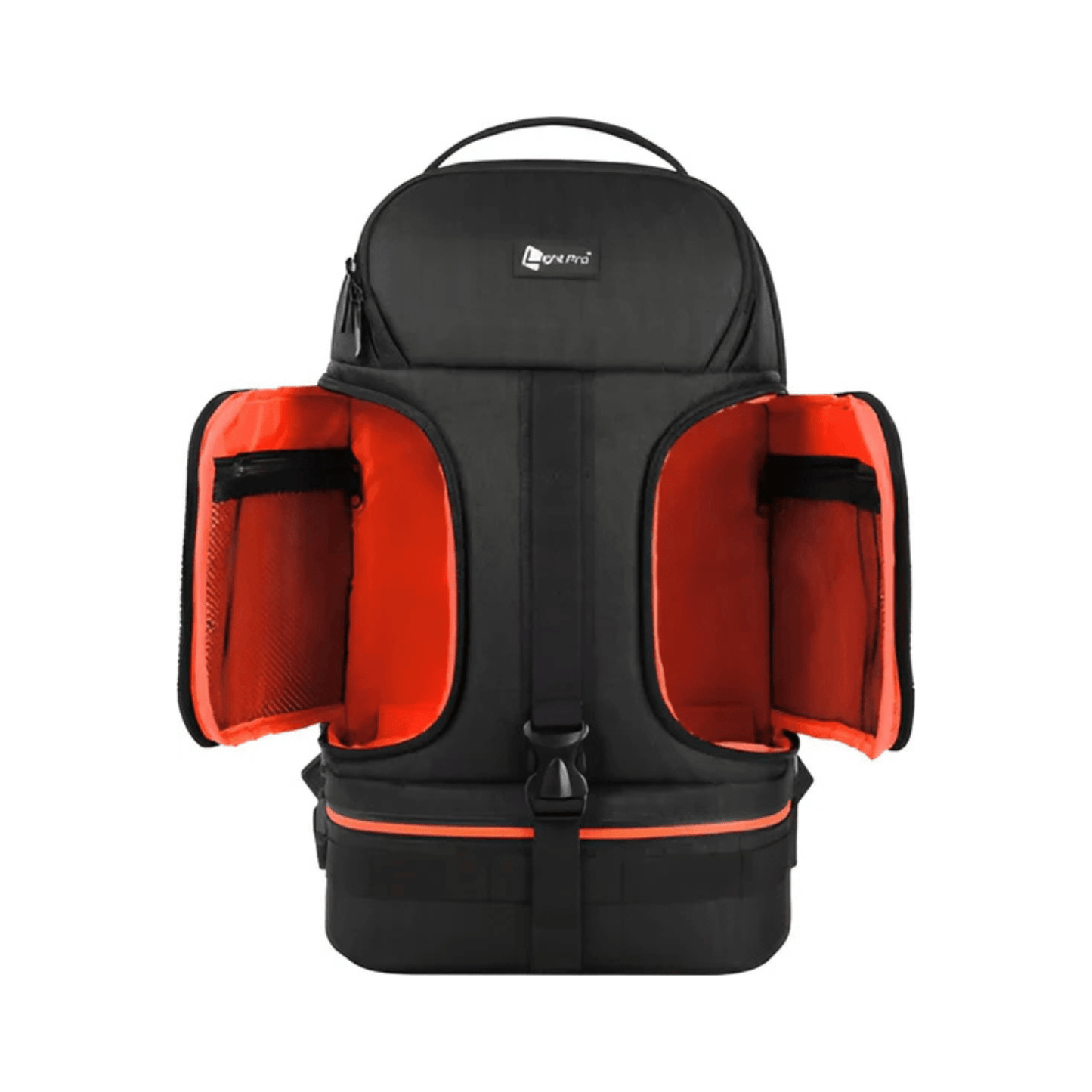 CarryQuest® Professionele Waterdichte Camera Schouders Rugzak - DSLR + 3 Lenzen + 2 Statieven - OranjeCarryQuestsimple