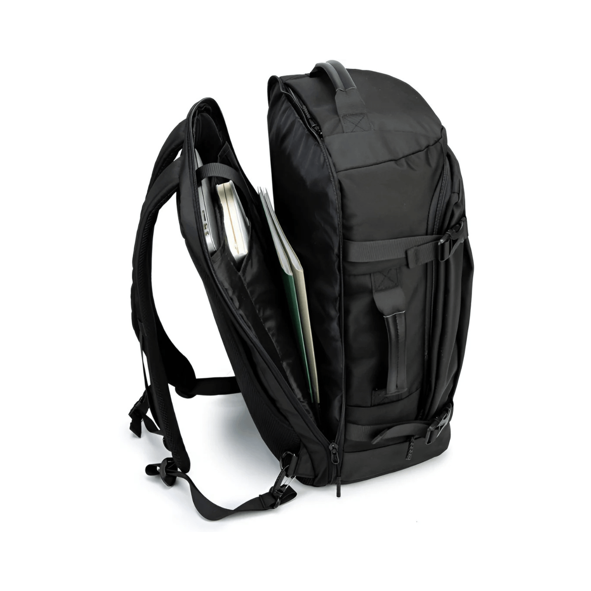 CarryQuest® - Reisrugzak 30L - Waterbestendig - Nylon - Handbagage hand - Zwart