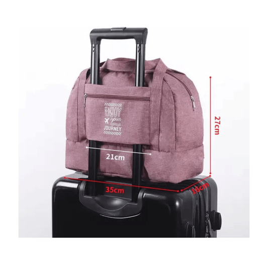 CarryQuest® - Reistas - Reisweekendtassen - Oxford - Duurzaam - Oxford Materiaal - Roze