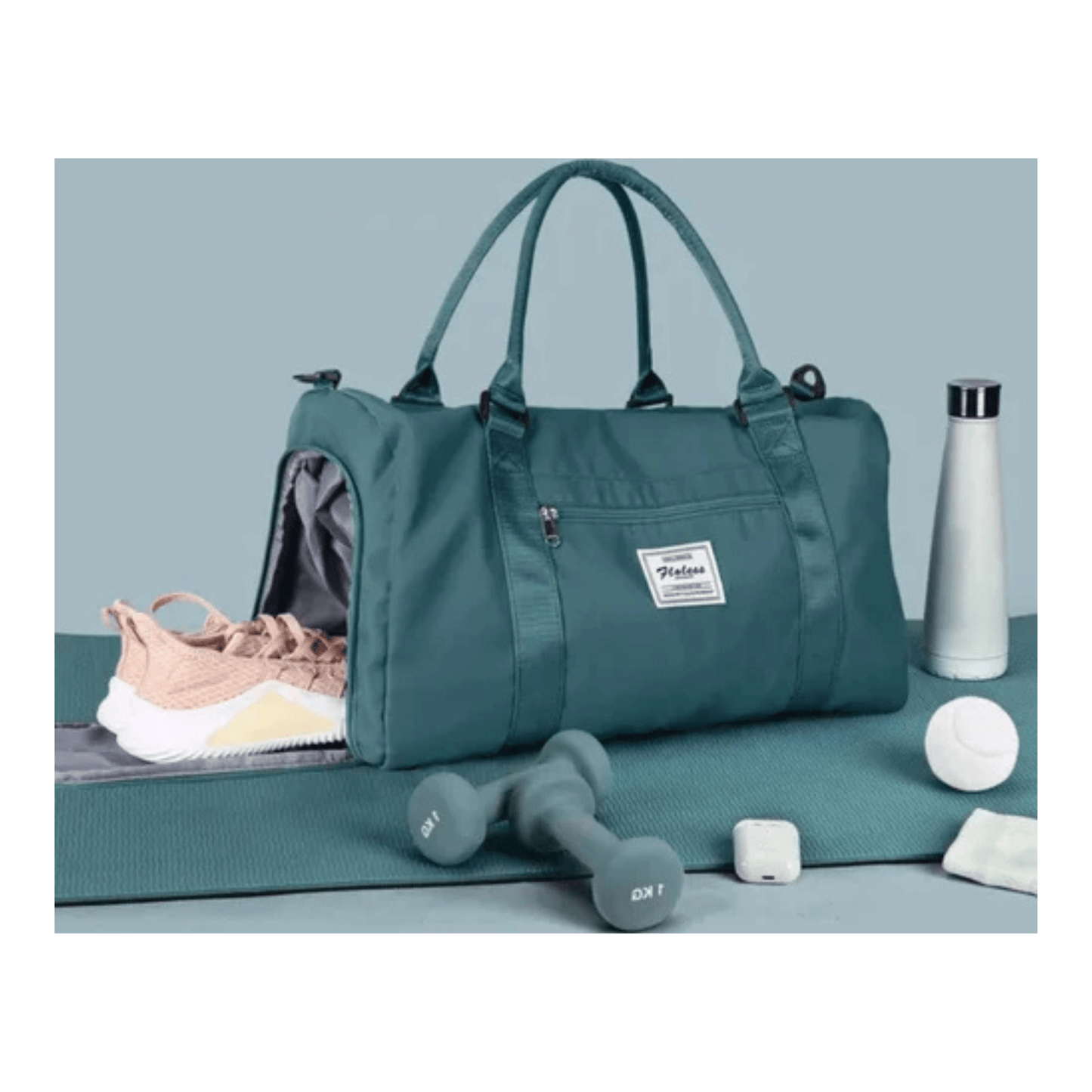 CarryQuest® - Reistassen Handbagage - Weekendtas - Reis - Yoga - Sport - Donker GroenCarryQuestsimple