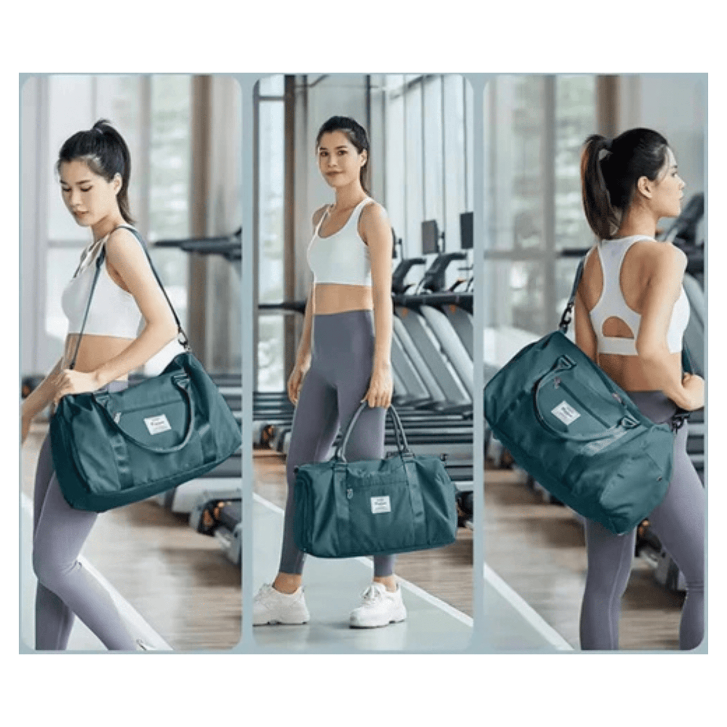 CarryQuest® - Reistassen Handbagage - Weekendtas - Reis - Yoga - Sport - Donker GroenCarryQuestsimple