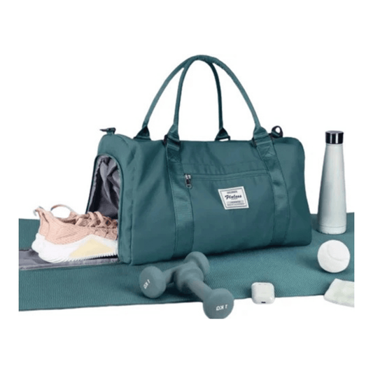 CarryQuest® - Reistassen Handbagage - Weekendtas - Reis - Yoga - Sport - Donker Groen