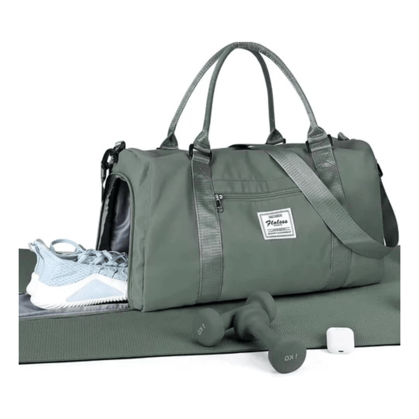 CarryQuest® - Reistassen Handbagage - Weekendtas - Reis - Yoga - Sport - GroenCarryQuestsimple