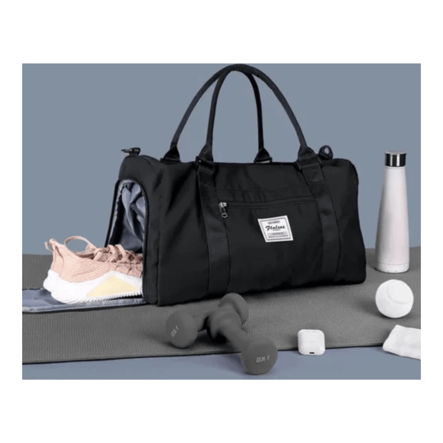 CarryQuest® - Reistassen Handbagage - Weekendtas - Reis - Yoga - Sport - Zwart