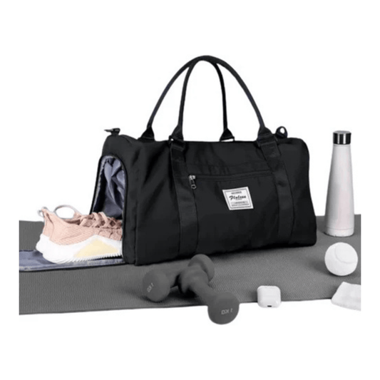 CarryQuest® - Reistassen Handbagage - Weekendtas - Reis - Yoga - Sport - Zwart