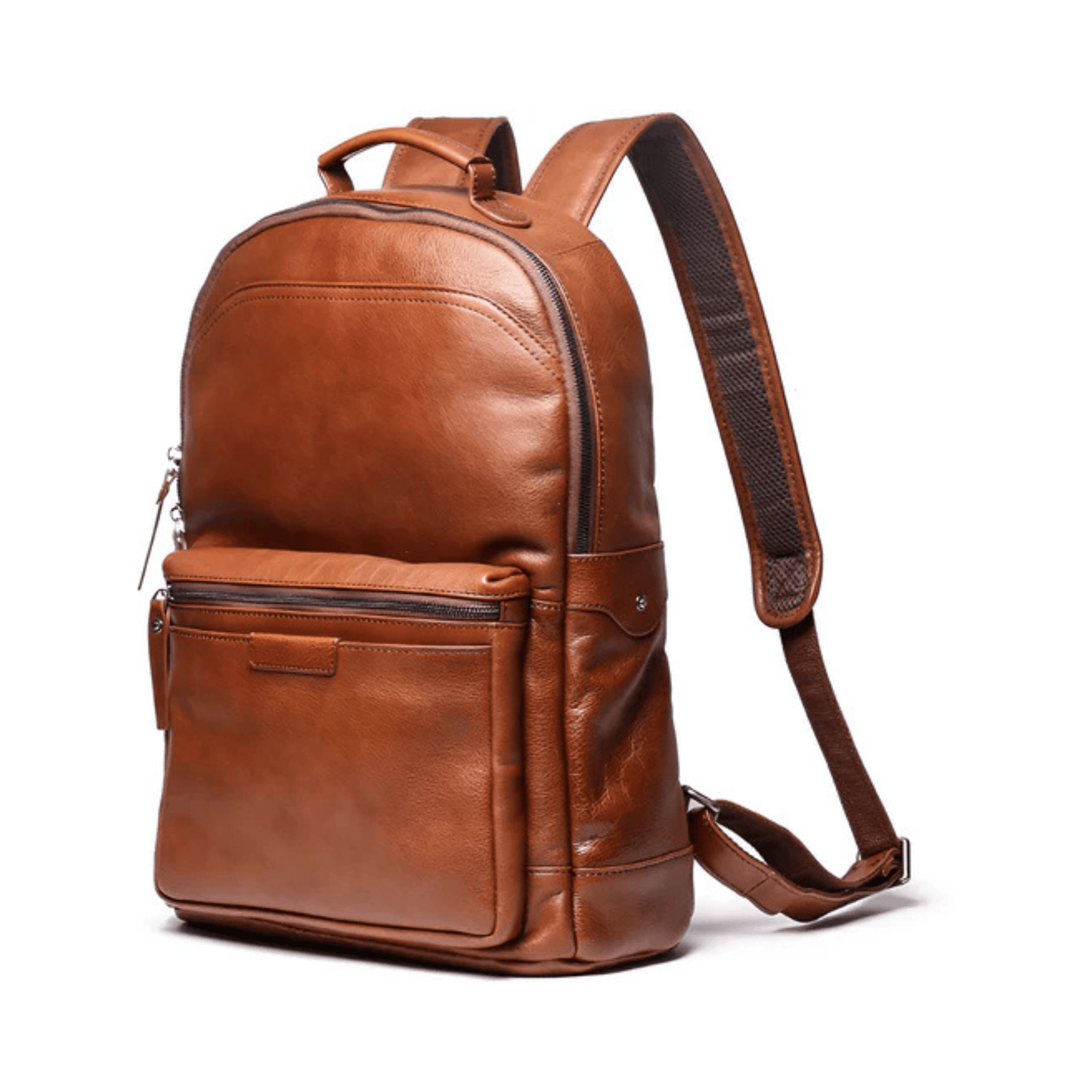 CarryQuest® - Rugzak Heren - Computer Tassen Voor 16 Inch Laptop - Lichtgewicht - Schooltas - BruinCarryQuestsimple
