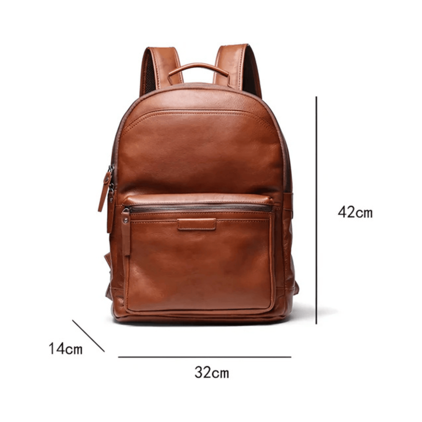 CarryQuest® - Rugzak Heren - Computer Tassen Voor 16 Inch Laptop - Lichtgewicht - Schooltas - Donker KoffieCarryQuestsimple