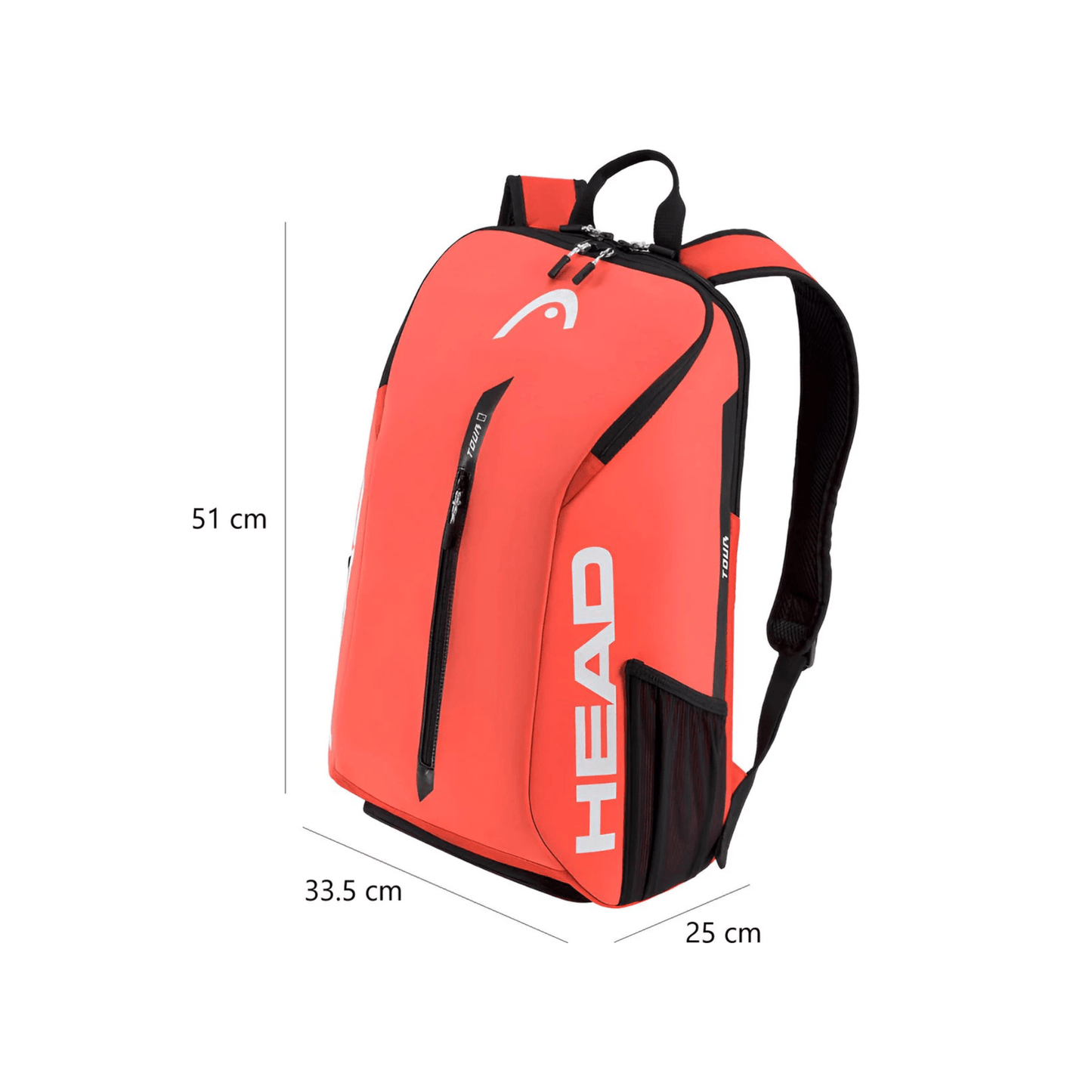 CarryQuest® - Rugzak - Racket - Tennis Racket - OranjeCarryQuestsimple
