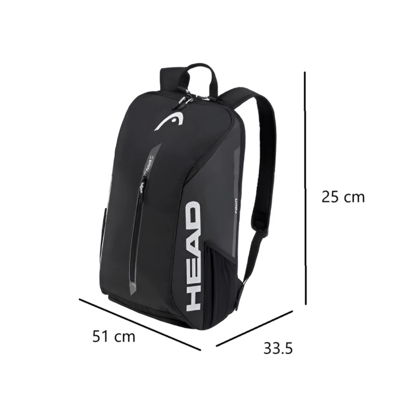 CarryQuest® - Rugzak - Racket - Tennis Racket - ZwartCarryQuestsimple